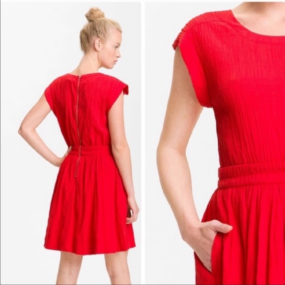 MARC BY MARC JACOBS 'Aliyah' Crinkle Cotton Dress - Picture 2 of 6